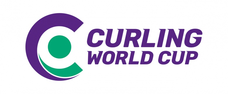Curling world cup, doubles curling event host logo