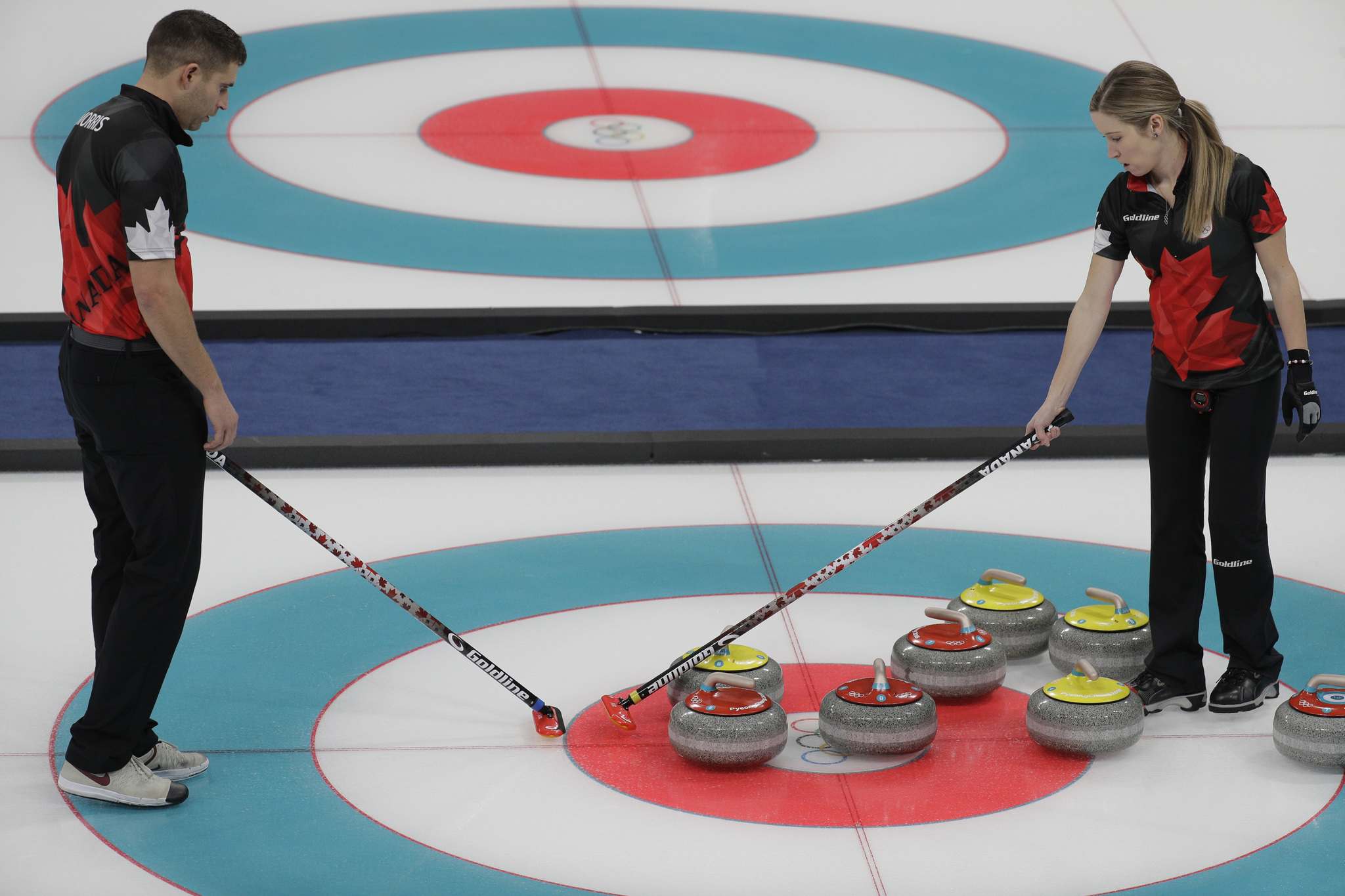 Team canada taking doubles curling strategy at the 2018 olympic games in Pyeongchang
